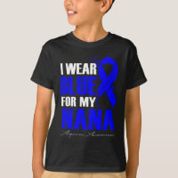 Wear Blue For My Nana Alopecia Feather 