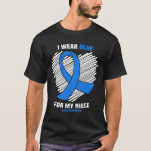 Wear Blue For My Niece Alopecia Awareness  T-Shirt