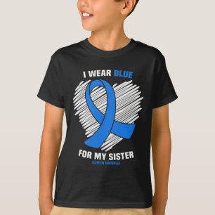 Wear Blue For My Sister Alopecia Awareness T-Shirt