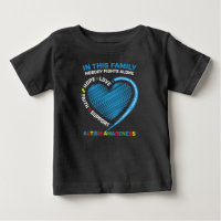 Wear Blue Heart Puzzle Piece Family Fight Autism