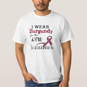 Wear Burgundy for the AVM Warriors T-Shirt