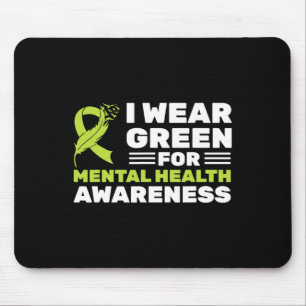 Wear Green For Mental Health Awareness Month Green Mouse Mat