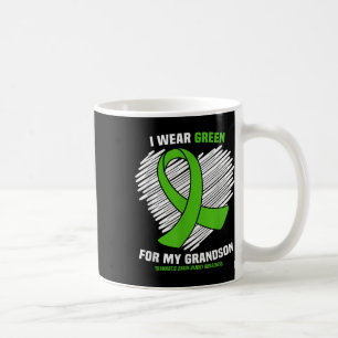 Wear Green For My Grandson Traumatic Brain Injury Coffee Mug