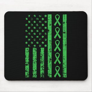Wear Green For My Husband Kidney Disease Awareness Mouse Mat