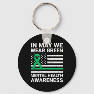 Wear Green Mental Health Awareness Key Ring