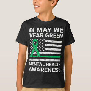Wear Green Mental Health Awareness T-Shirt