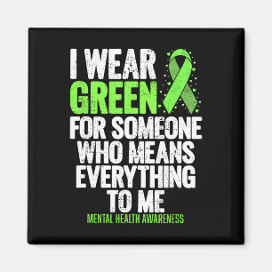 Wear Green Ribbon Fight The Stigma Mental Health A Magnet