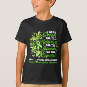 Wear green warriors survivors mental healthWear gr T-Shirt