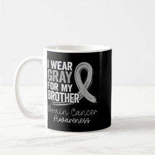 Wear Grey For Brother Brain Cancer Awareness Coffee Mug