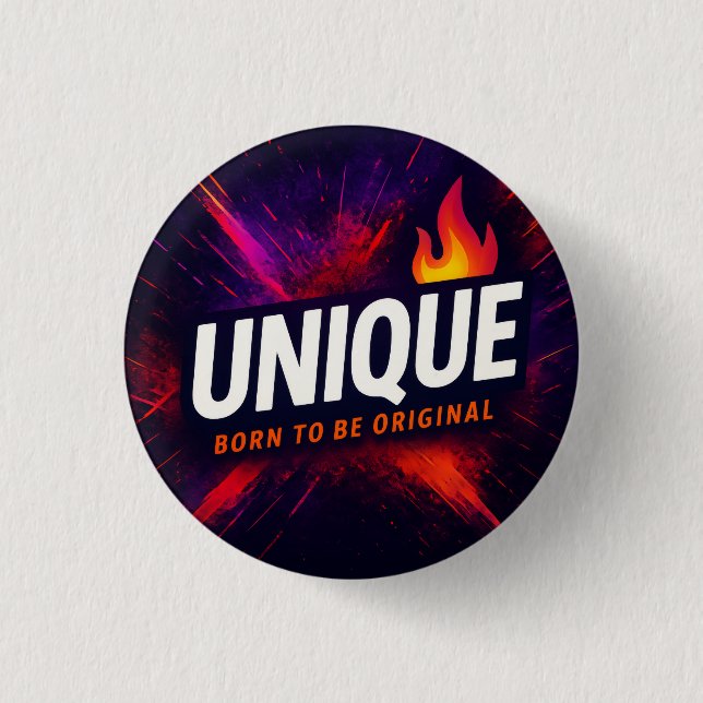 Wear it loud. Wear it proud. Be UniQue 3 Cm Round Badge (Front)
