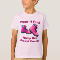 Wear It Pink Stamp Out Breast Cancer Sweatshirt
