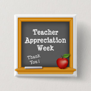 Wear it Proud: Teacher Appreciation 15 Cm Square Badge