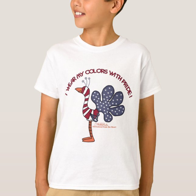 Wear My Colours with Pride T-Shirt (Front)