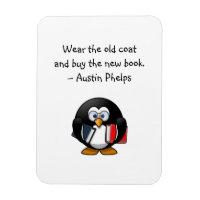Wear Old Coat Buy Book Cute Funny Penguin Quote