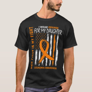 Wear Orange Daughter Leukaemia Cancer Awareness Am T-Shirt