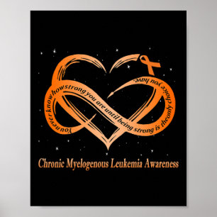 Wear Orange For Chronic Myelogenous Leukaemia Warr Poster