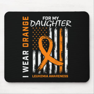 Wear Orange For Daughter Leukaemia Awareness Ameri Mouse Mat