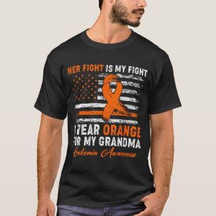 Wear orange for grandma leukaemia awareness month T-Shirt