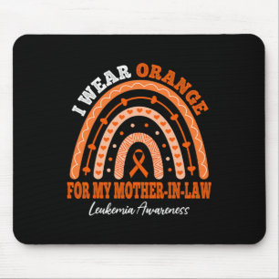 Wear Orange For Mother-in-law Leukaemia Awareness Mouse Mat