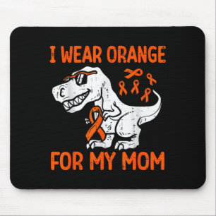 Wear Orange For Mum Dinosaur Multiple Sclerosis Mouse Mat