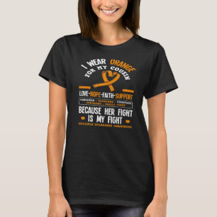 Wear Orange For My Cousin Ms Multiple Scelrosis Aw T-Shirt