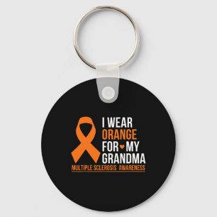 Wear Orange For My Grandma Multiple Sclerosis Ms A Key Ring