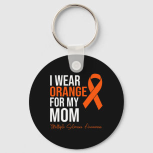 Wear Orange For My Mum Ms Warrior Multiple Scleros Key Ring