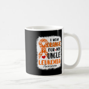 Wear Orange For My Uncle Leukaemia Awareness Month Coffee Mug