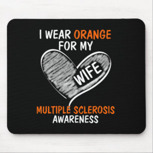 Wear Orange For My Wife Ms Awareness Mouse Mat
