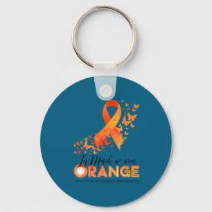 Wear orange multiple sclerosis awareness ms key ring
