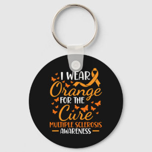 Wear Orange - Multiple Sclerosis Awareness Orange Key Ring