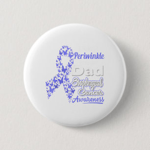 wear Periwinkle for Dad - Oesophageal Cancer 6 Cm Round Badge