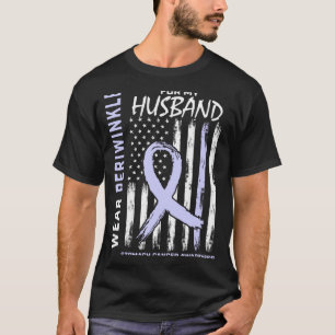 Wear Periwinkle For Husband Stomach Cancer T-Shirt