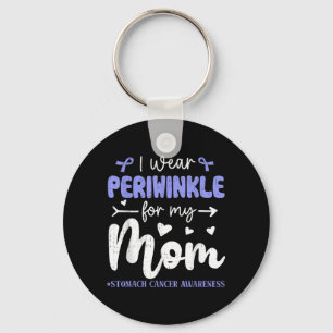 Wear Periwinkle for Mum Stomach Cancer Awareness Key Ring