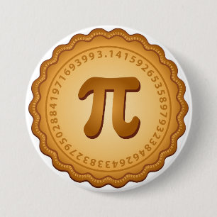 Wear Pi on Your Shirt 7.5 Cm Round Badge