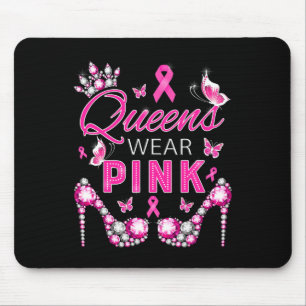 Wear Pink Breast Cancer Awareness Ribbon Support G Mouse Mat