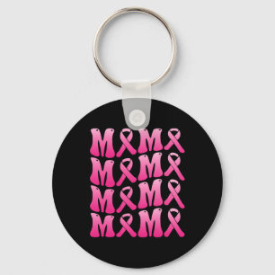 Wear Pink For My Mama Breast Cancer Support Squad  Key Ring
