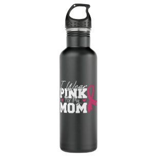 Wear Pink Mum Mother Family Matching Breast Cancer 710 Ml Water Bottle