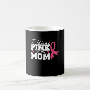 Wear Pink Mum Mother Family Matching Breast Cancer Coffee Mug