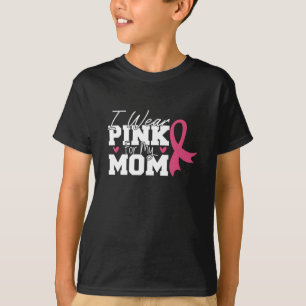 Wear Pink Mum Mother Family Matching Breast Cancer T-Shirt