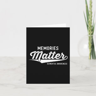 Wear Purple Dementia Awareness Gifts Memories Matt Card