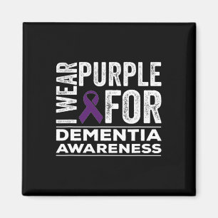 Wear Purple For Dementia Awareness Alzheimerheimer Magnet