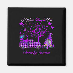 Wear Purple For Fibromyalgia Awareness Gifts Magnet