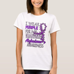 Wear Purple For Grandma Heimerheimer's Awareness R T-Shirt