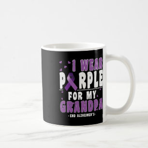 Wear Purple For Grandpa Heimerheimer Heimerheimers Coffee Mug