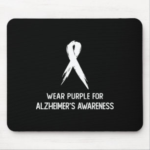 Wear Purple For Heimerheimer's Awareness Dementia Mouse Mat