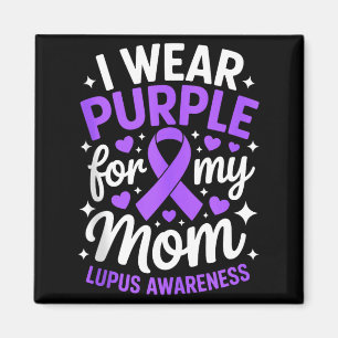 Wear purple for mum lupus awareness month sle magnet
