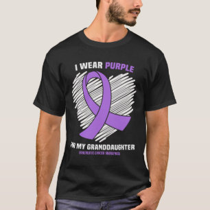 Wear Purple For My Granddaughter Pancreatic Cancer T-Shirt