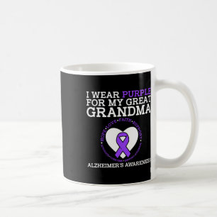 Wear Purple For My Great Grandma Heimerheimer Awar Coffee Mug