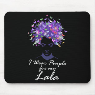 Wear Purple For My Lala Mum Support Alzheimerheime Mouse Mat